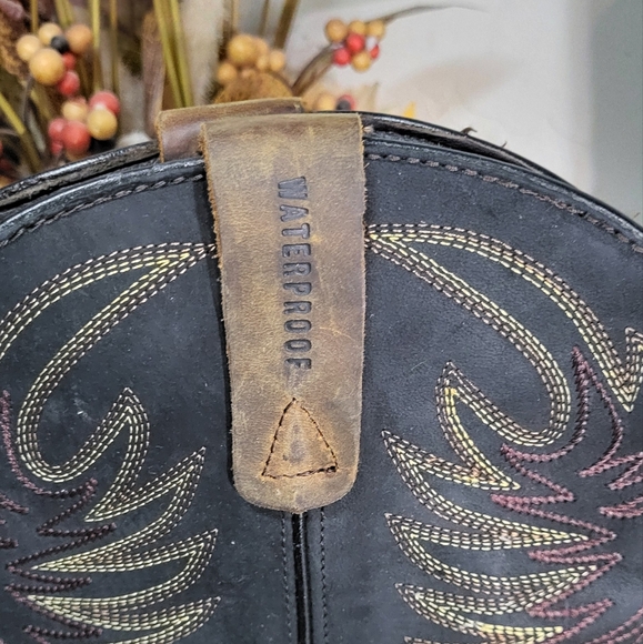 Thorogood Men's NWOT Western 11" Square Toe Waterproof Leather Boots Size 9 EE - Picture 3 of 13